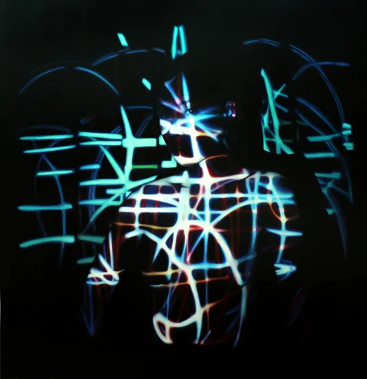 Archetypal projection II - Oil on canvas 170x166 cm, 2014