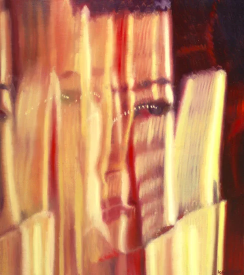 Between - Oil on canvas 45x40 cm, 2014