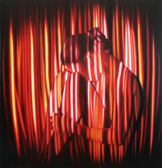 Cagey II - Oil on canvas 130x125 cm, 2016