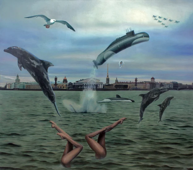 Ambivalent parade - Oil on canvas 150x170 cm, 2014