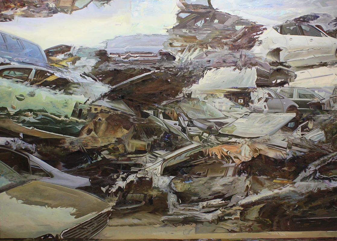 Auto Portrait - oil on canvas 240x170 cm, 2021