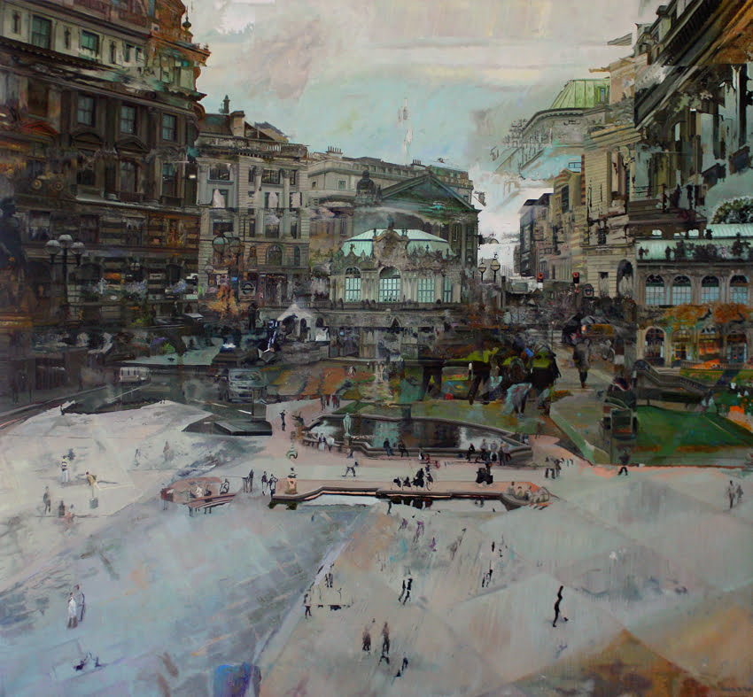 Blend - Oil on canvas 130x140 cm, 2020